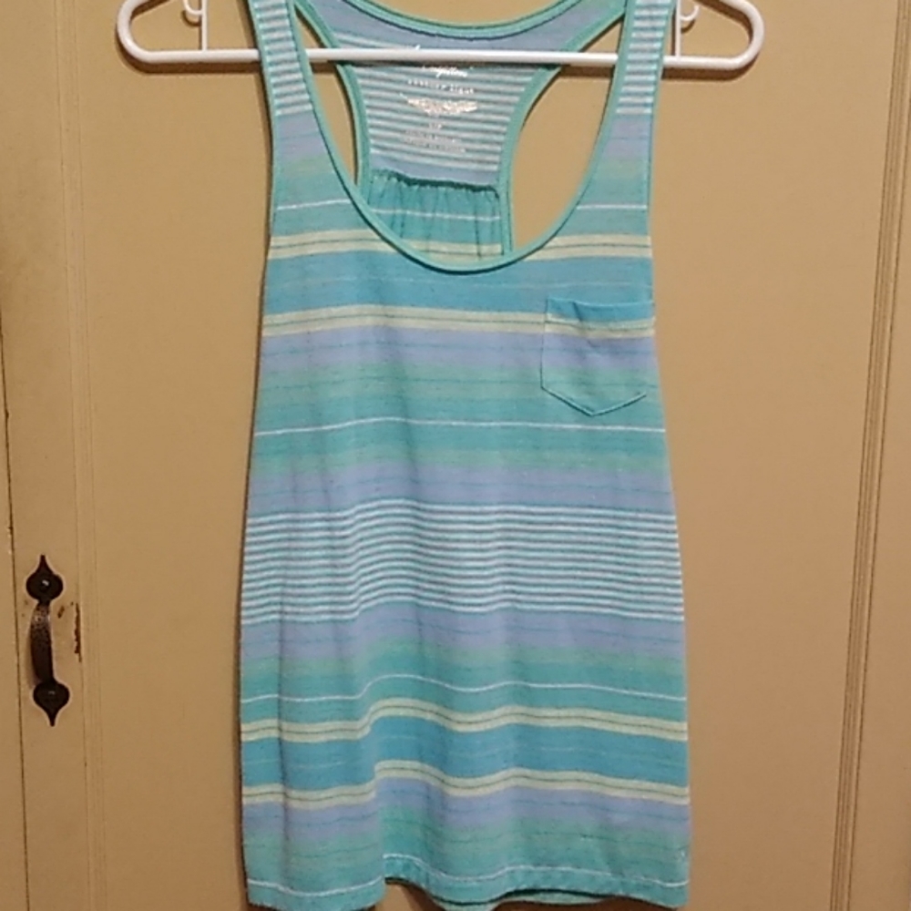 American Eagle striped tank